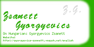 zsanett gyorgyevics business card